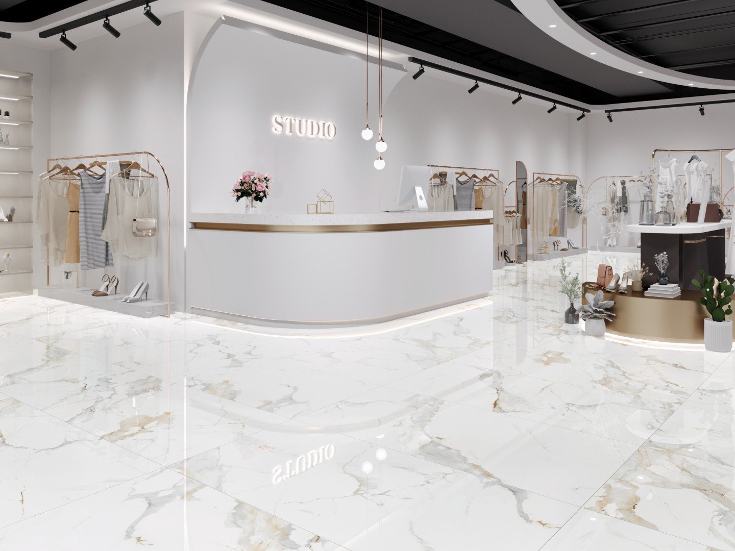 Statuario Cafe Gold