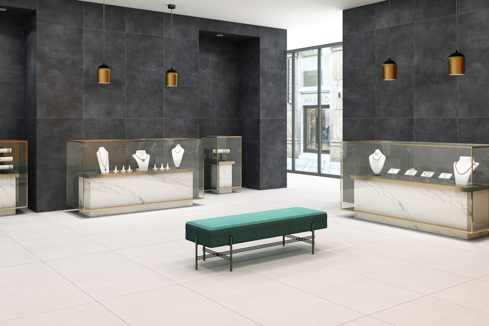 Galaxy Nero porcelain